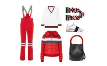 LUXURY shopping – Urheilullinen punainen & valkoinen setti (Look #2)